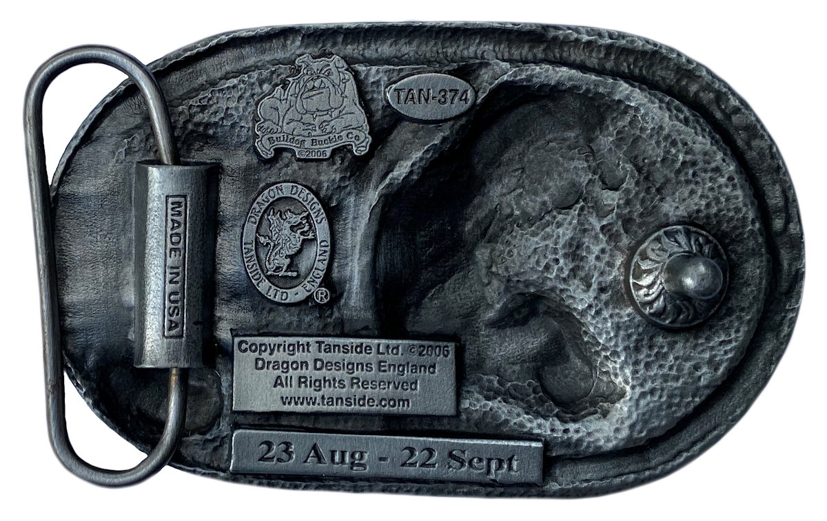 Virgo Horoscope Star Sign Belt Buckle